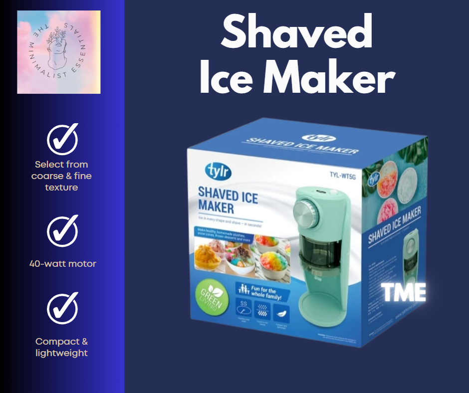 Tylr Shaved Ice Maker - Brand Tylr Presyo 3,999 Piso*Libreng Shipping