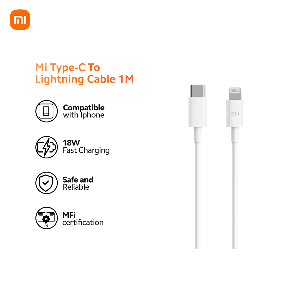 Xiaomi Mi Type-C to Lightning Cable 1m