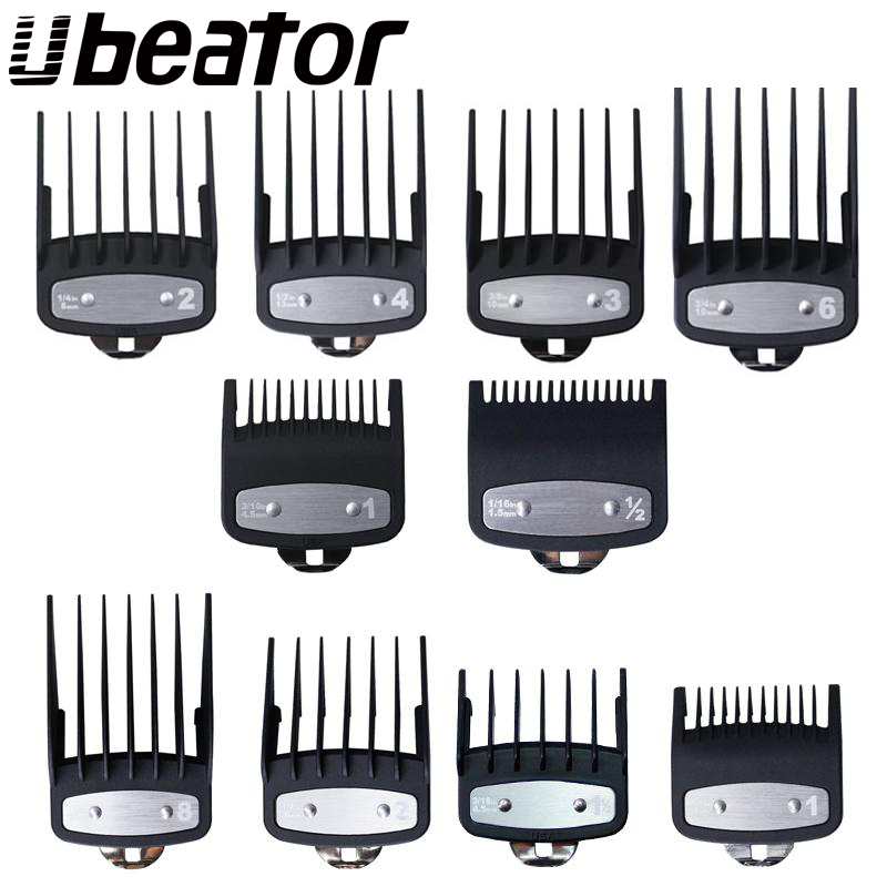 8 สีดำขนาดหวีแบ่งผมชุด EXTRA 1.5/4.5mm clipper ชุดเครื่องมือตัดปัตตาเลี่ยนหวีจำกัดโลหะ ราคา 392 บาท*ส่งฟรี