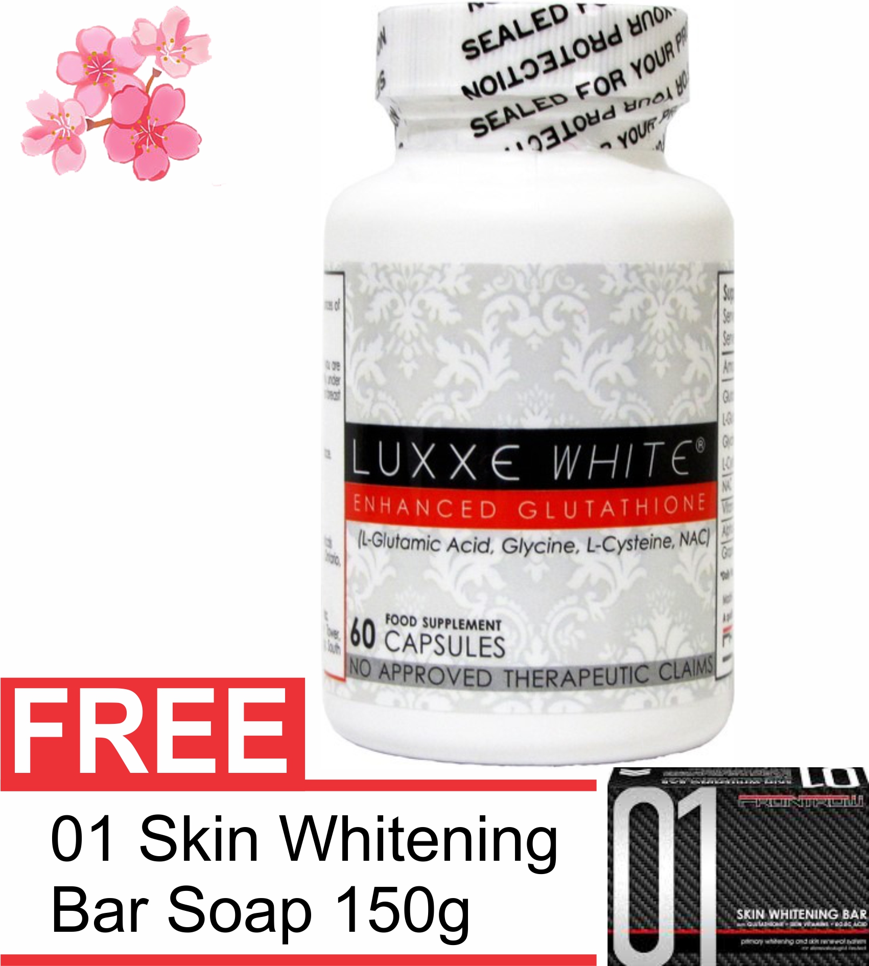 luxxe white glutathione price philippines Skin Care Supplements: Collagen & Glutathione main image 1