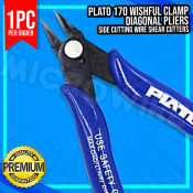 Plato 170 Wishful Clamp Diy Electronic Diagonal Pliers Side Cutting Wire Shear Cutters Cutting Tools Gardening Scissors