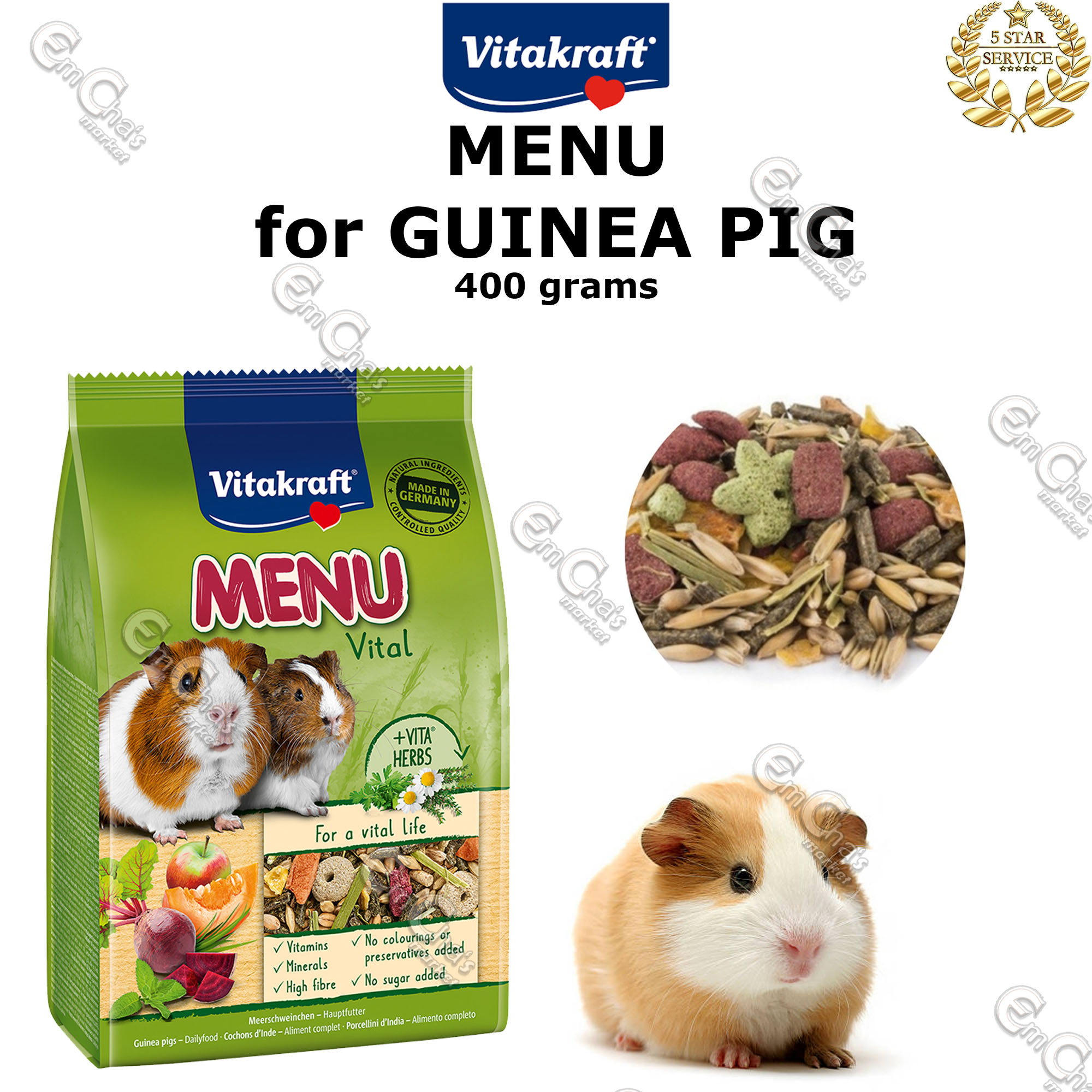 Menu guinea pig food best sale