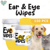 Pety Box Pet Eye Wet Wipes - Tear Stain Remover