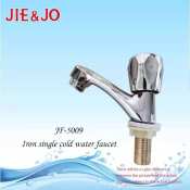 JF-5009 JIE&JO IRON SINGLE COLD WATER FAUCET/LAVATORY FAUCET