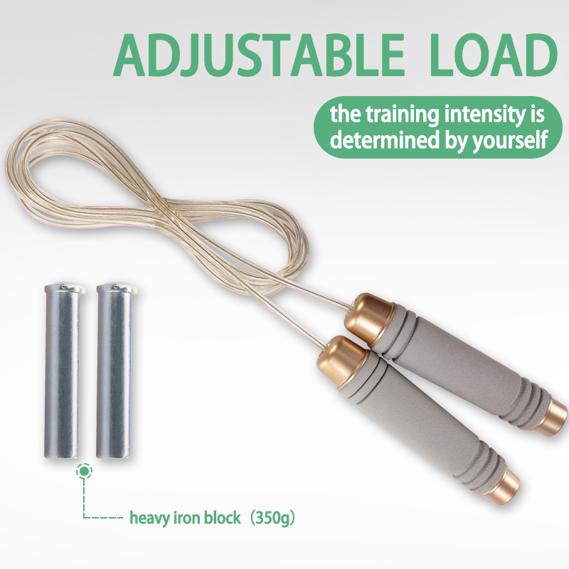 Details about   Metal Bearing Skipping Handle Adjustable Jump Rope Professional Workout Training 
