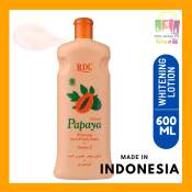 RDL PAPAYA WHITENING LOTION + VITAMIN E 600ML PER PC