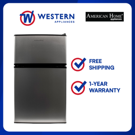 American Home 3.2cuft 2-Door Personal Refrigerator