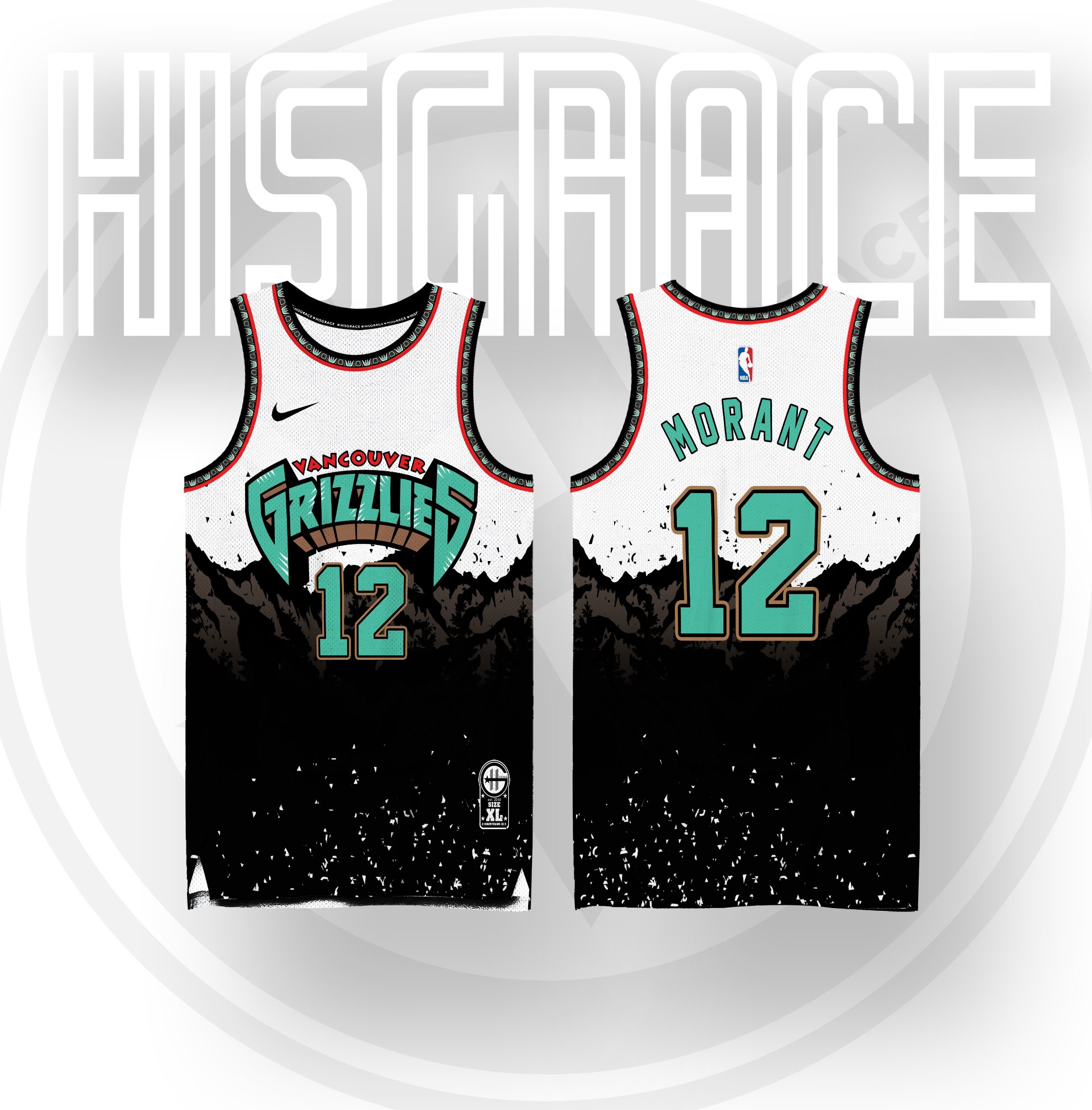 41 HG JERSEY CONCEPT GRIZZLIES MEMPHIS SUBLIMATION JERSEY HISGRACE 🥰#