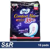 Sofy Comfort Nite Wing Pad Sanitary Napkin 16 x 35 cm