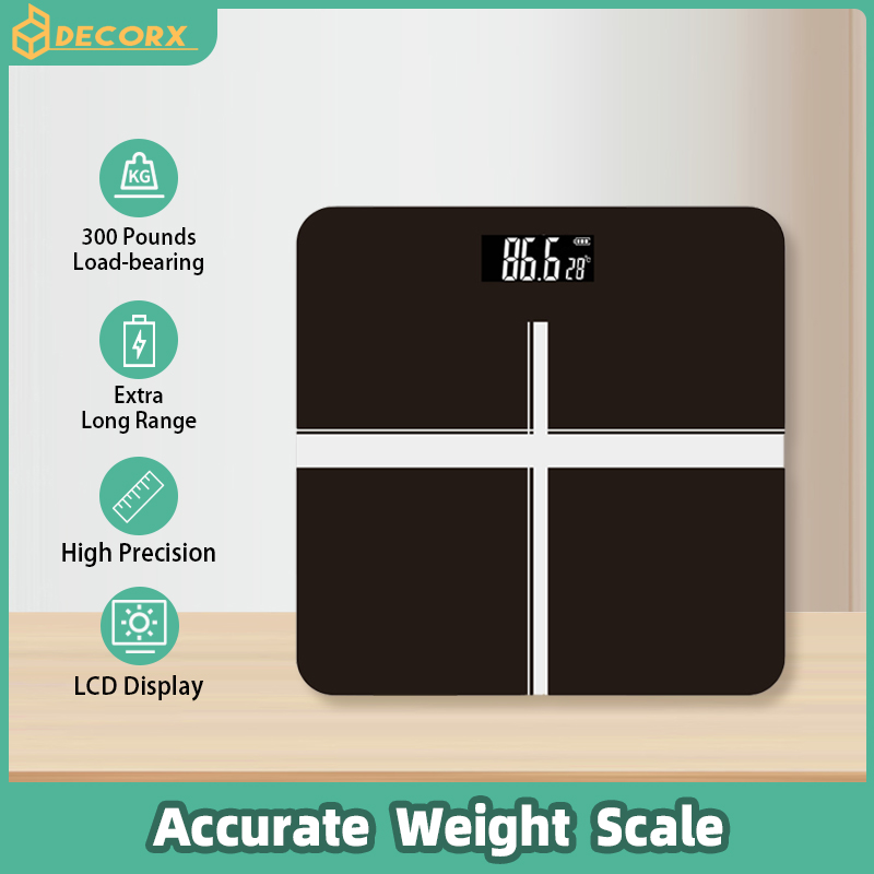 DecorX Crystaldigital Smart Body Scale with Batteries