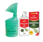 Eucapro Eucalyptus Oil with Steam Inhaler Case