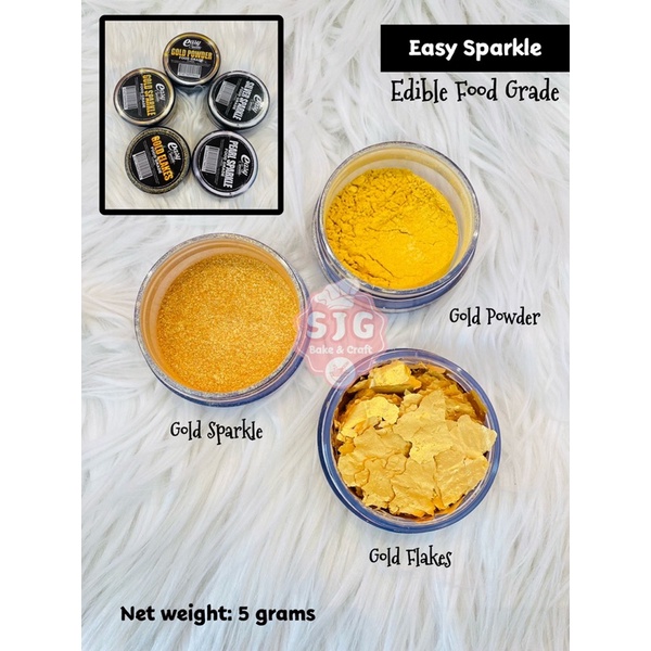 Edible Gold dust, Culinary Food grade gold Powder