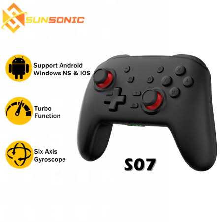 BSP S07 Wireless Gaming Controller with Turbo & Vibration