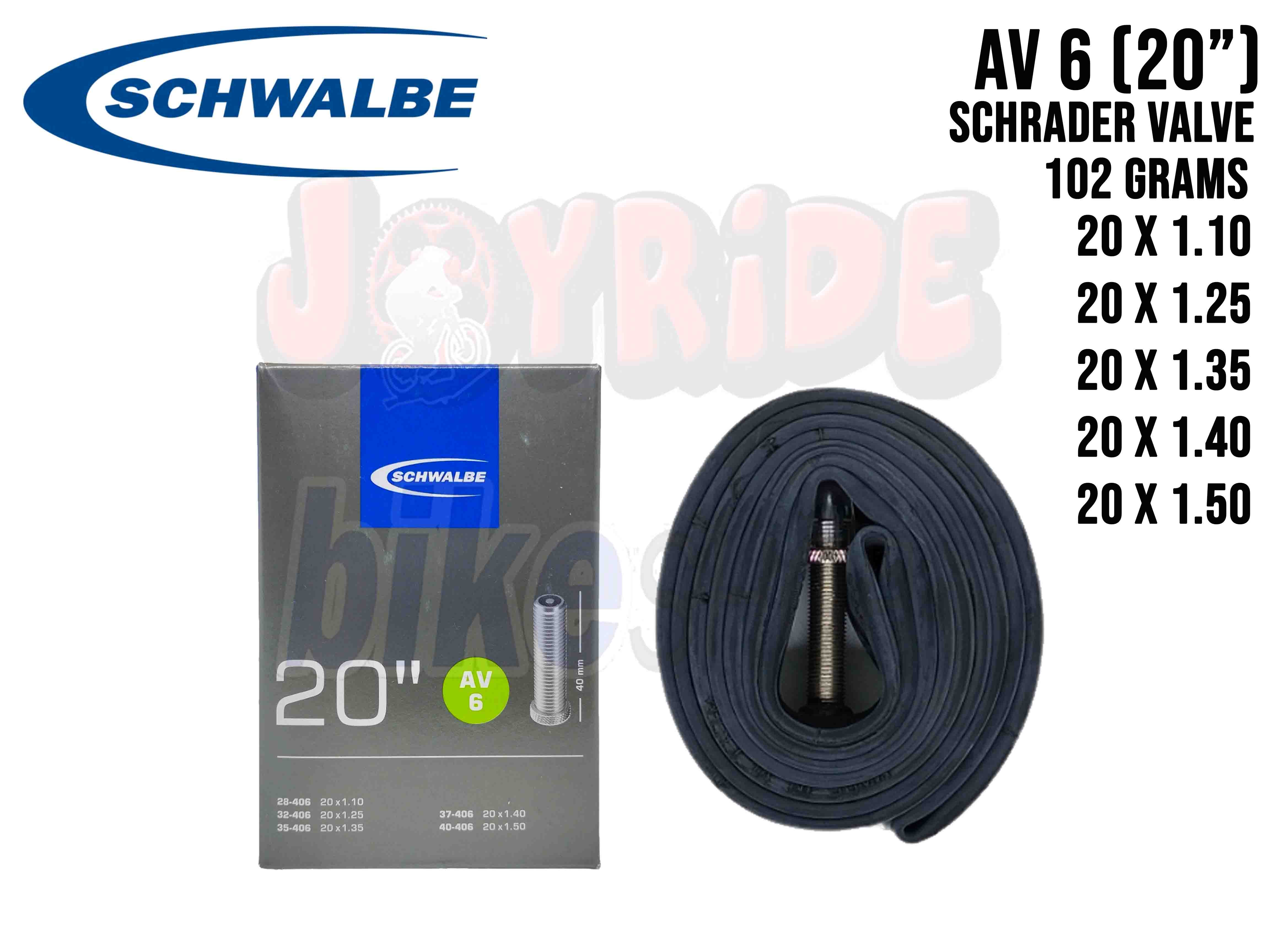 schwalbe bicycle tubes