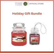 Yankee Candle Holiday Gift Bundle - Classic Jar & Car Jar