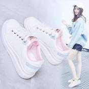 KOREAN WHITE SHOES FOR WOMEN Minimalist Design