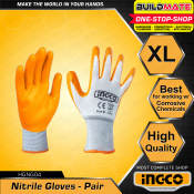 INGCO Nitrile Rubber Gloves HGNG01 •NEW ARRIVAL!• IHT