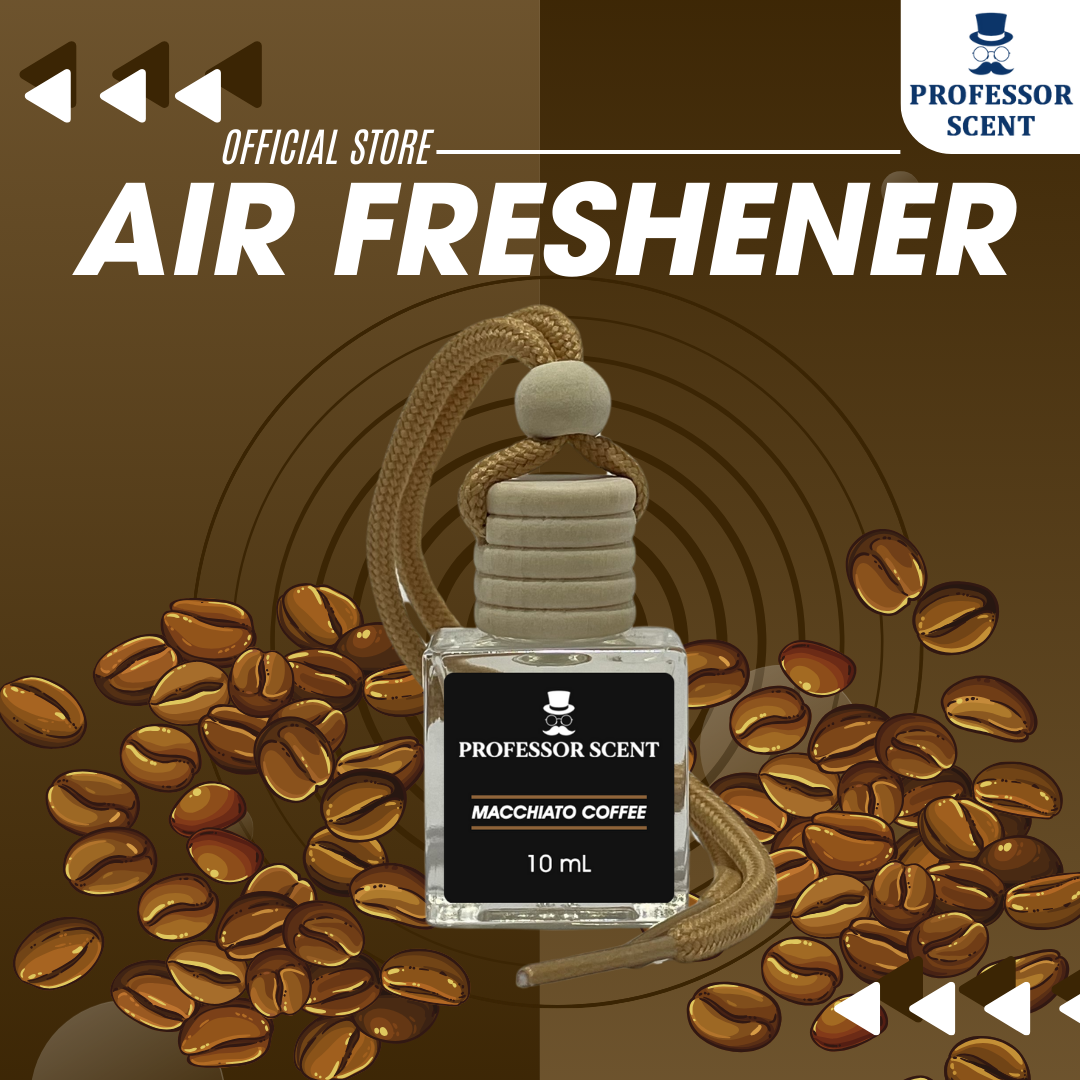 Scent Macchiato Coffee Car Air Freshener by Professor Scent