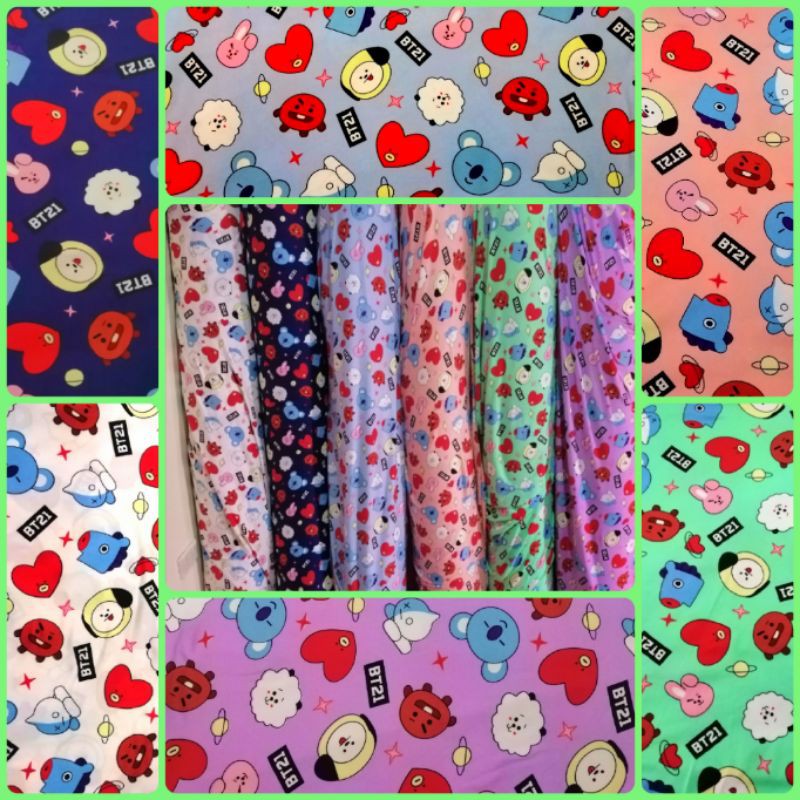 Featured image of post Bt21 Cotton Fabric