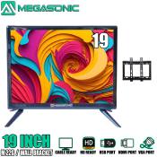 MEGASONIC 19" LED TV with Free Wall Bracket