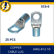 SC Series Copper Cable Lugs for Electrical Wire Connectors