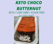 Keto Choco Butternut Lowcarb Gluten free and Sugar free Safe for diabetic Guilt Free Keto Bread Almond Pastries Desert