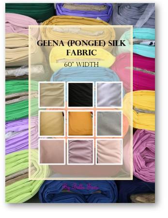 GEENA / PONGEE SILK FABRIC 60"WIDTH