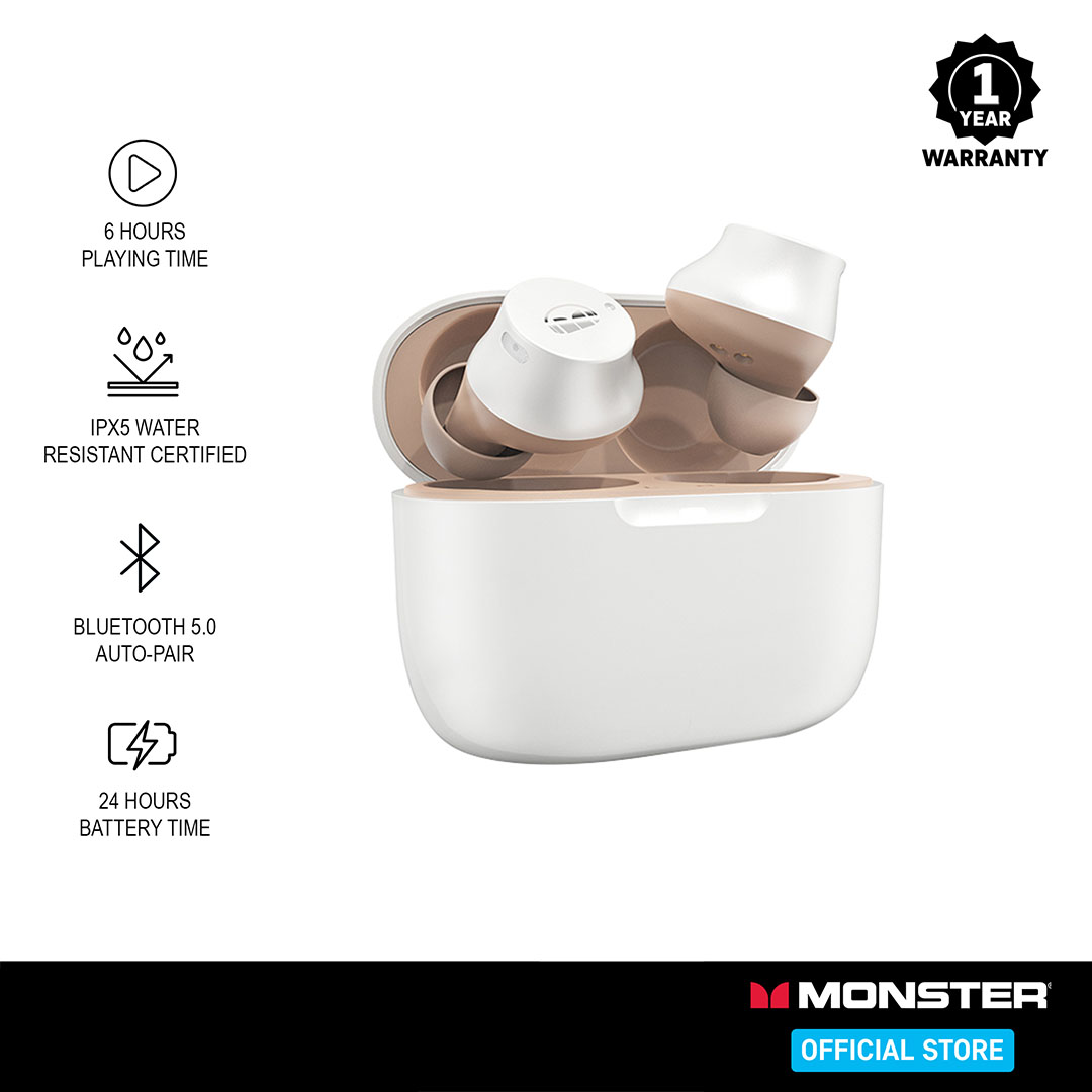 Monster N-Lite 200 AirLinks (White)