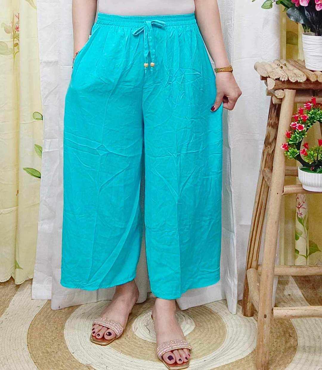 3PCS ASSORTED PLUS SIZE CHALICE LONG SQUAREPANTS