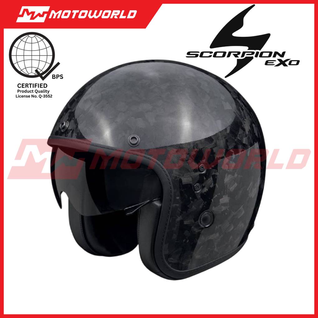 RYO RO-5V MOTORCYCLE OPEN FACE HELMET Matte Black Motorcycle