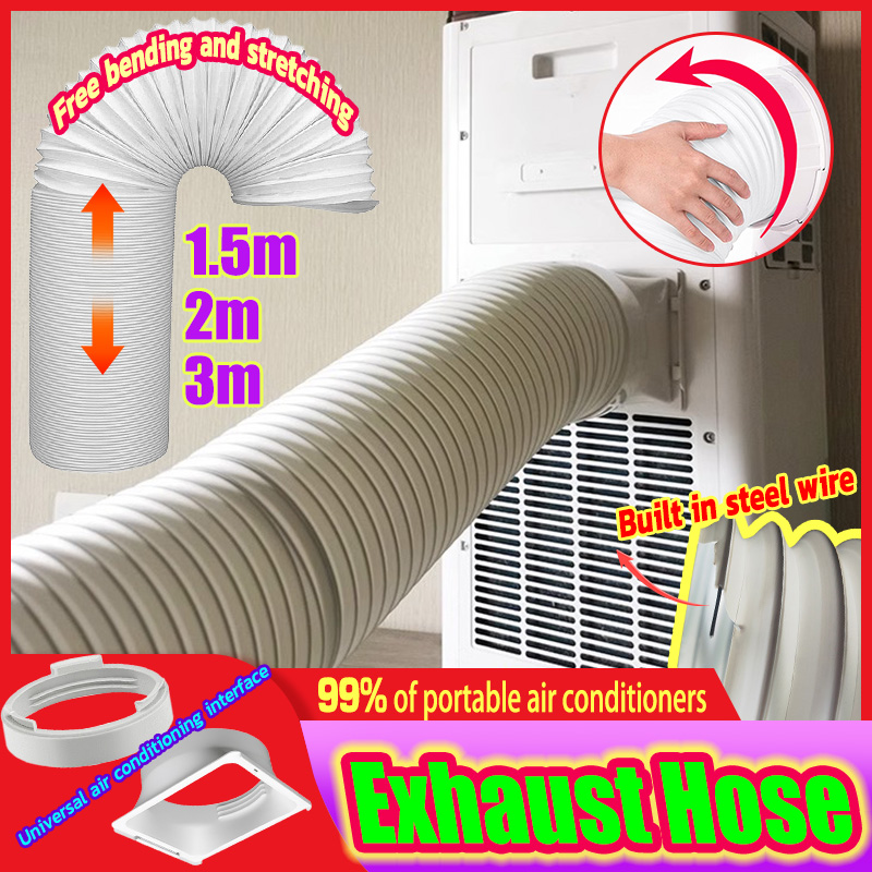 Hztyyier 13cm X 1.5m Portable Air Conditioner Exhaust Hose