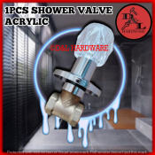 Flexco USA Shower Valve with Acrylic Handle - Quick Open