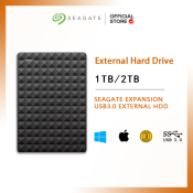 Seagate Expansion Portable External Hard Drive - 1TB/2TB, USB 3.0