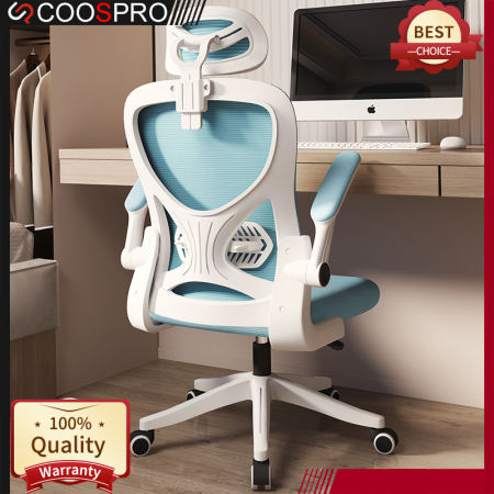 Coospro Korean Ergonomic Office Chair with Arm Rest and Headrest
