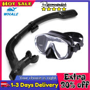 WHALE Diving Mask and Snorkel Set for Hyperopia/Myopia