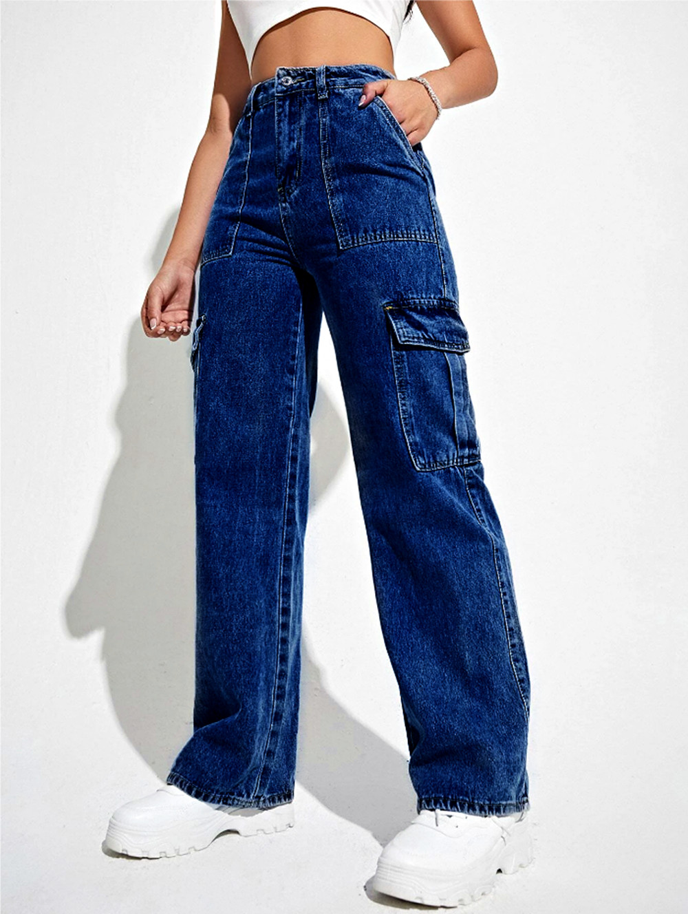 Trendy Wideleg Jeans for Her