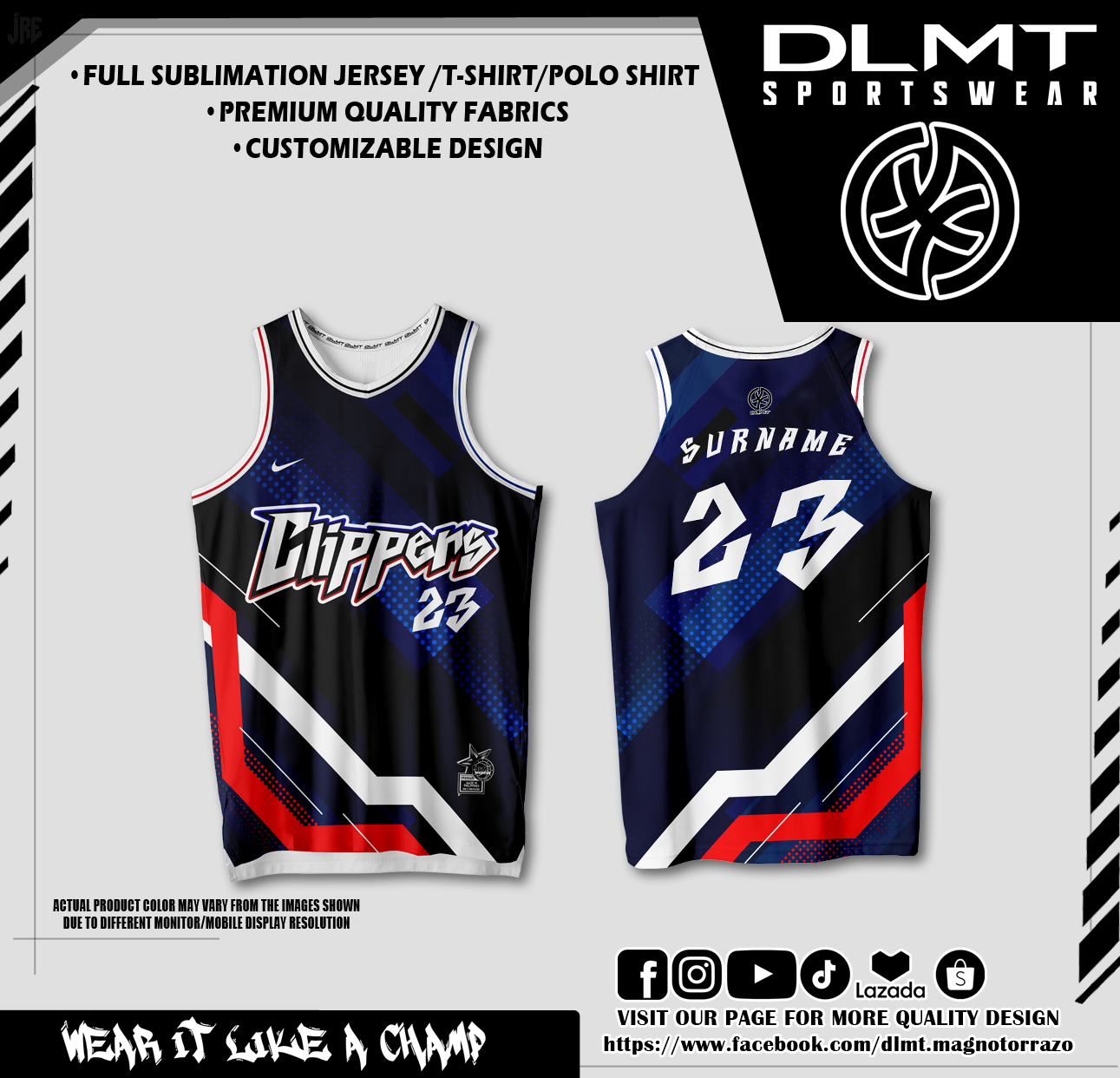 PALAWAN PIRAT3S CODE DLMT230 FULL SUBLIMATION JERSEY (FREE CHANGE TEAMNAME,  SURNAME AND NUMBER)