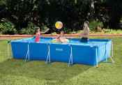 Intex Rectangular Metal Frame Pool Easy Set Above Ground Baby Kiddie Swimming Splash Pools 28270 28271 28272 28273