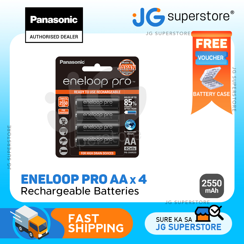 battery rechargeable panasonic eneloop pro aaa