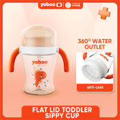 Yoboo Flat Lid Toddle Sippy Cup