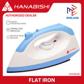 HANABISHI Non-stick Flat Iron for Clothes