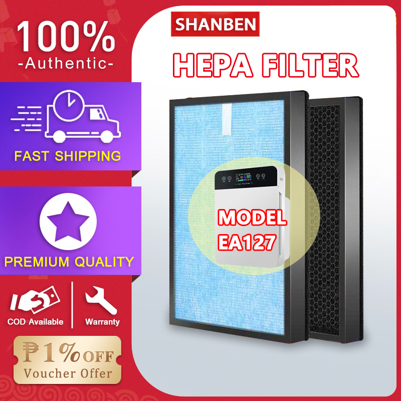 SHANBEN Air purifier HEPA filter activated carbon adsorption suitable for EA661 3 Energy Saving Mode Air Purifier 3 In 1 Filter For Dust And Odors Suitable For 250 Sq Meters Room Lazada Lazada PH