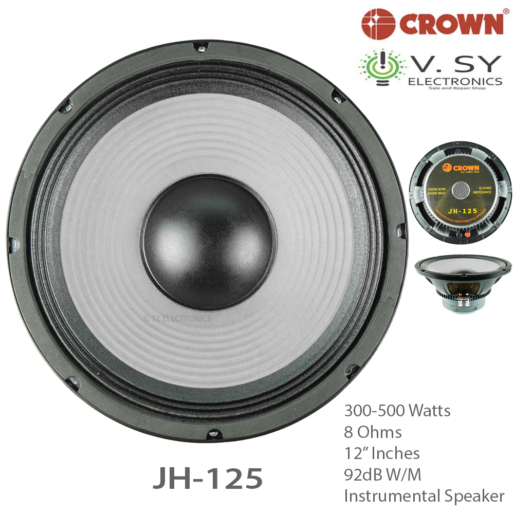 crown speaker 12 500 watts