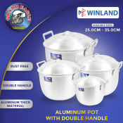 Winland Cookware Large Aluminum Kaldero with Double Handle Pot