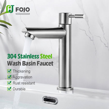 304 Stainless Steel Lavatory Faucet - FOJO