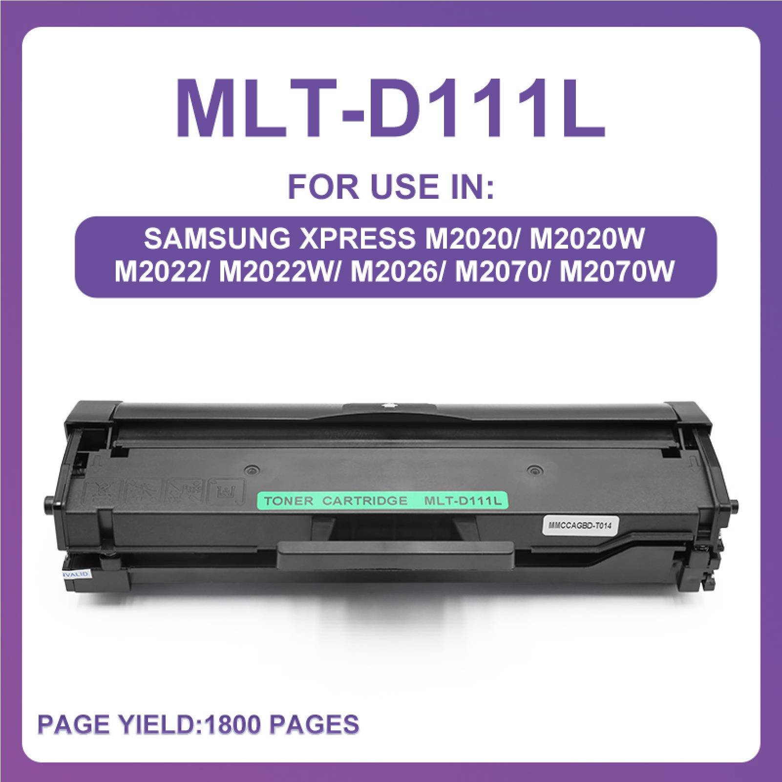 New Compatible MLT-D111S toner cartridge for Samsung Xpress SL-M2020 2022 2070 printer | Lazada PH