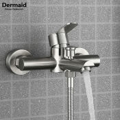 Dermaid Stainless Steel Wall Mounted Shower Faucet with Hot/Cold Valve