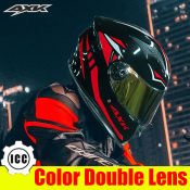 New Design Full Face Motorcycle Helmet with Double-Sided Sunshade