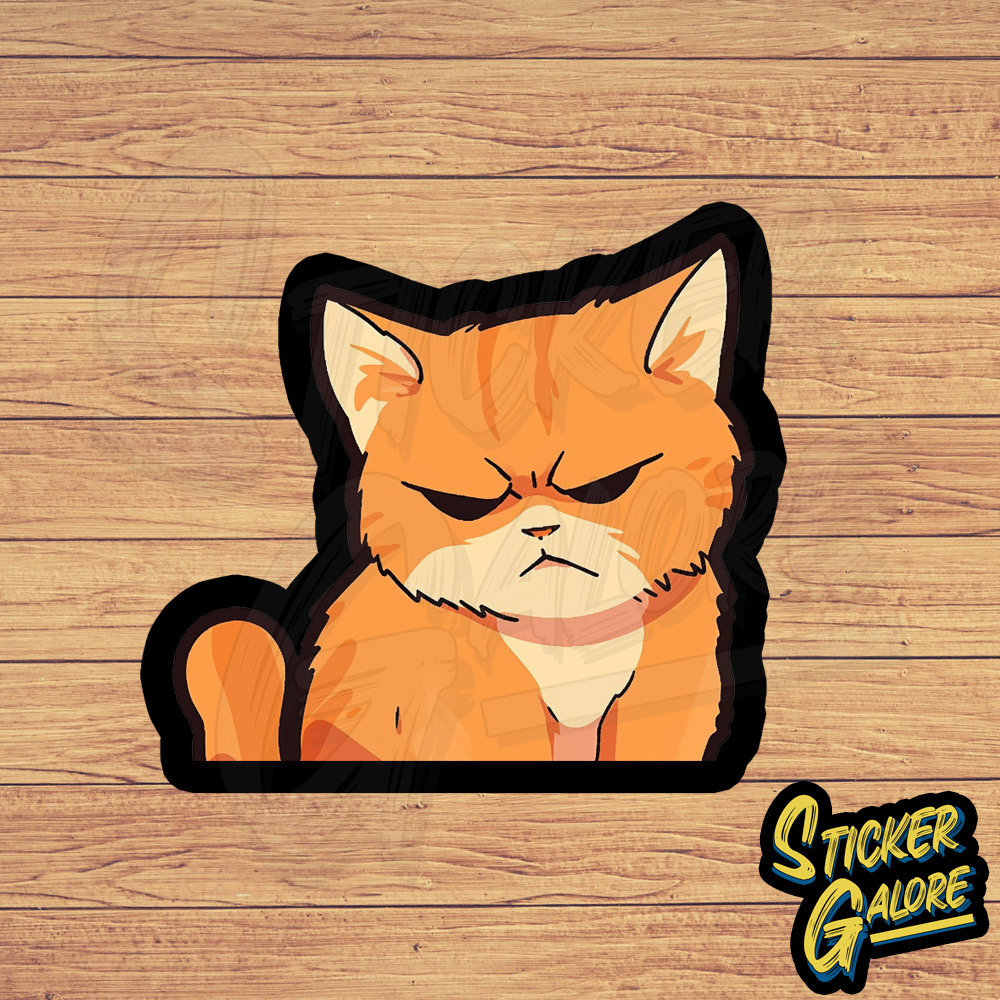 The Orange Cat Sticker