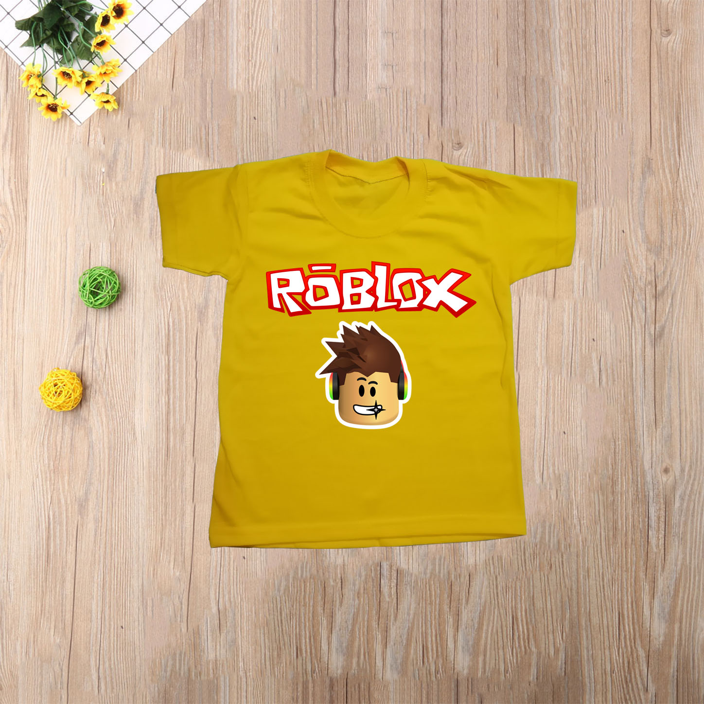 Terno jogger tshirt Roblox Quality cotton 3-10 yrs old sizes